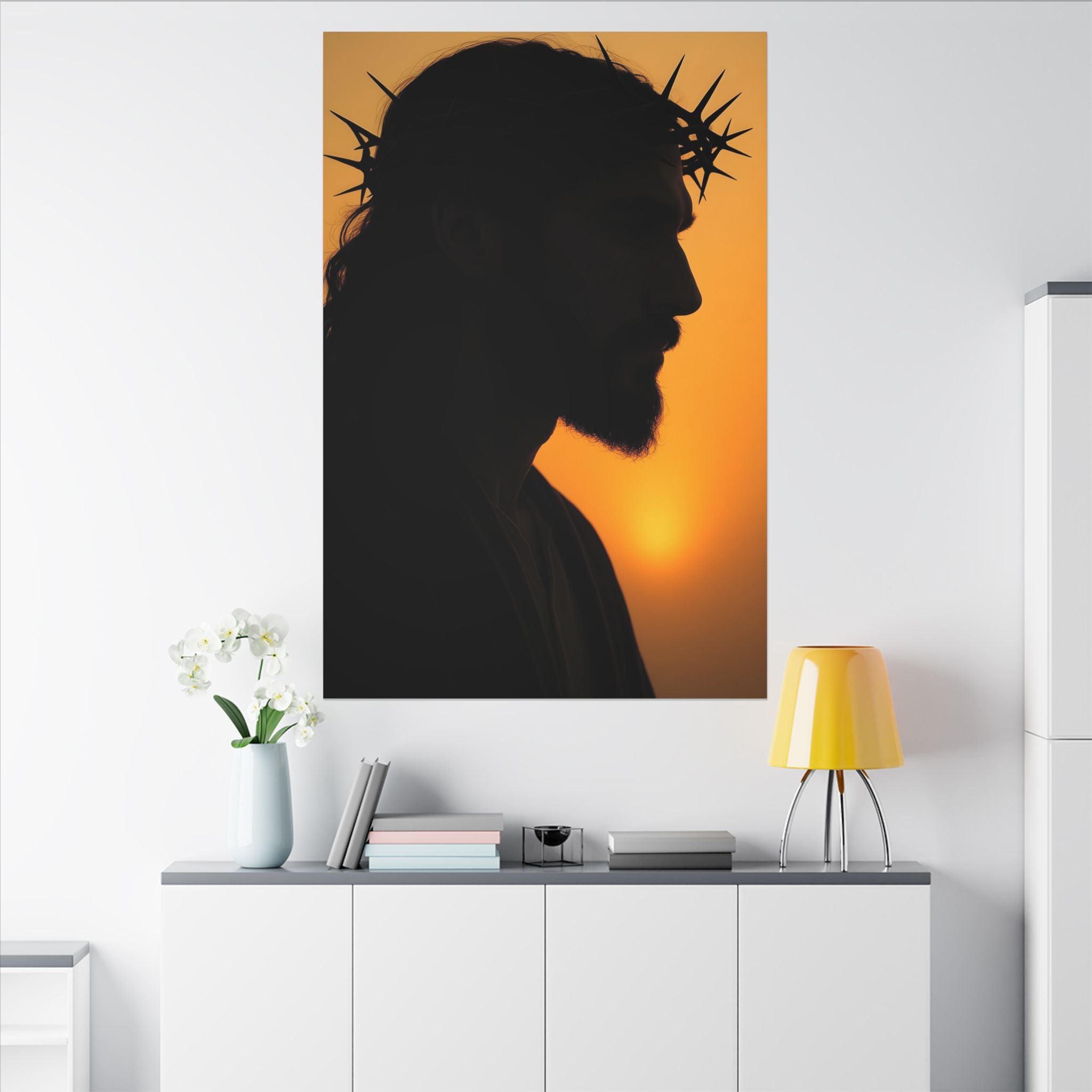 Jesus Silhouette Wall Art