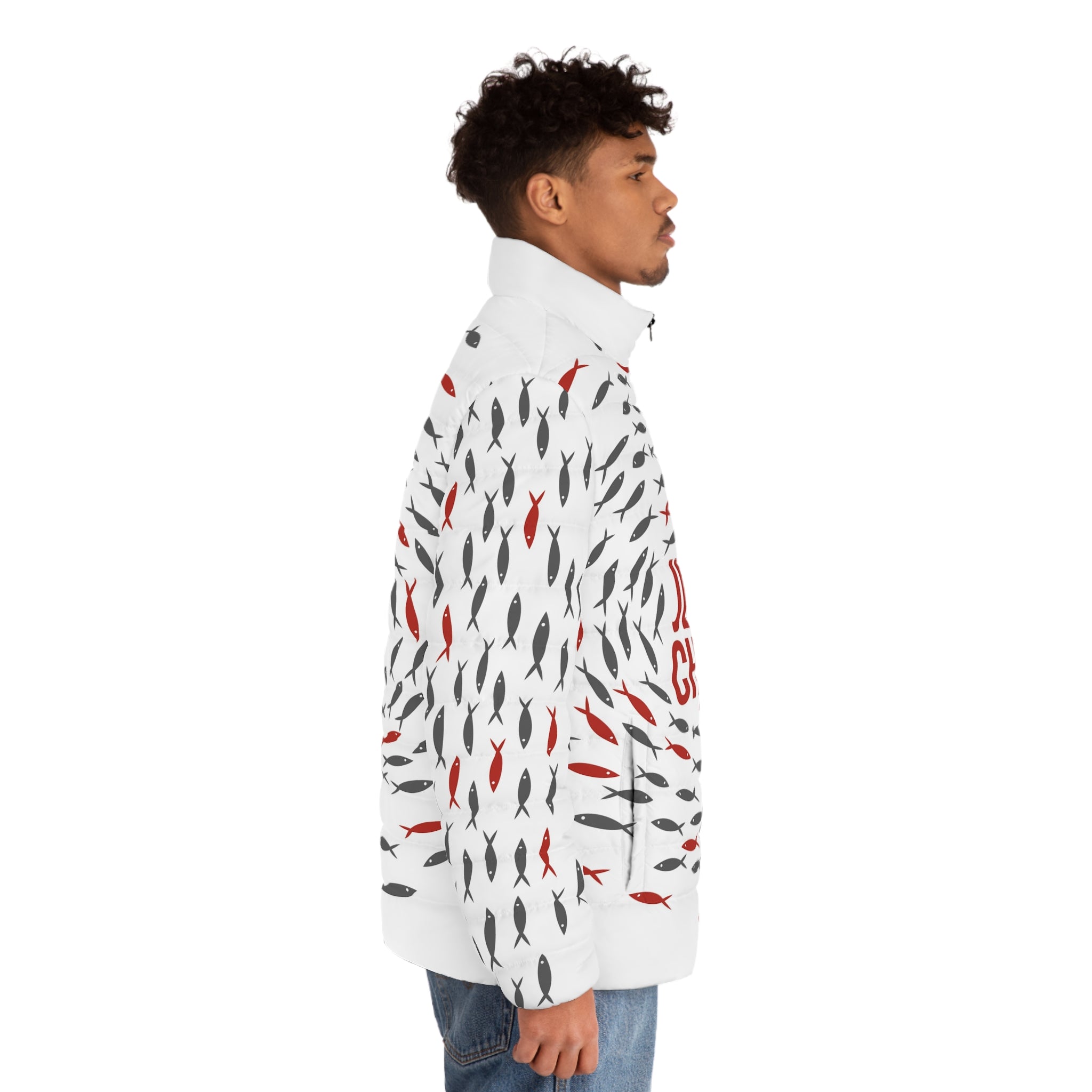 Jesus Christ Men’s Puffer Jacket