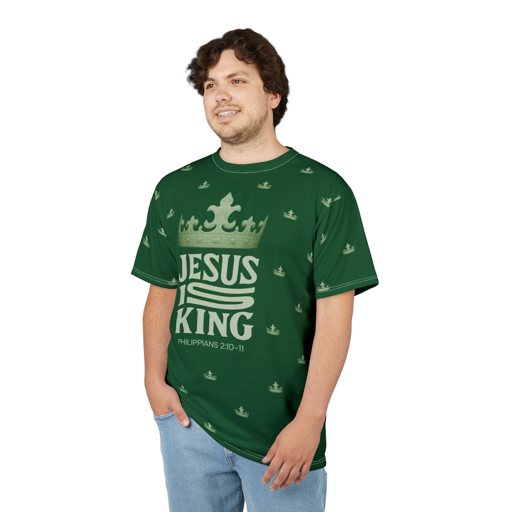 Jesus Is King Crowned Unisex Tee