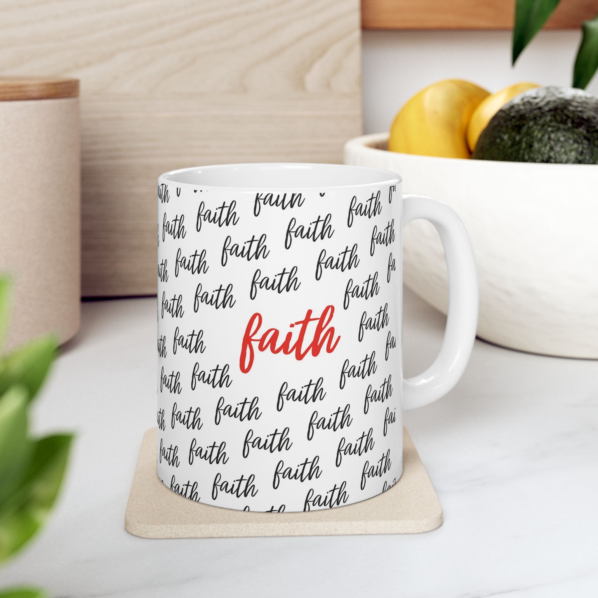 Faith-Themed Ceramic Mug