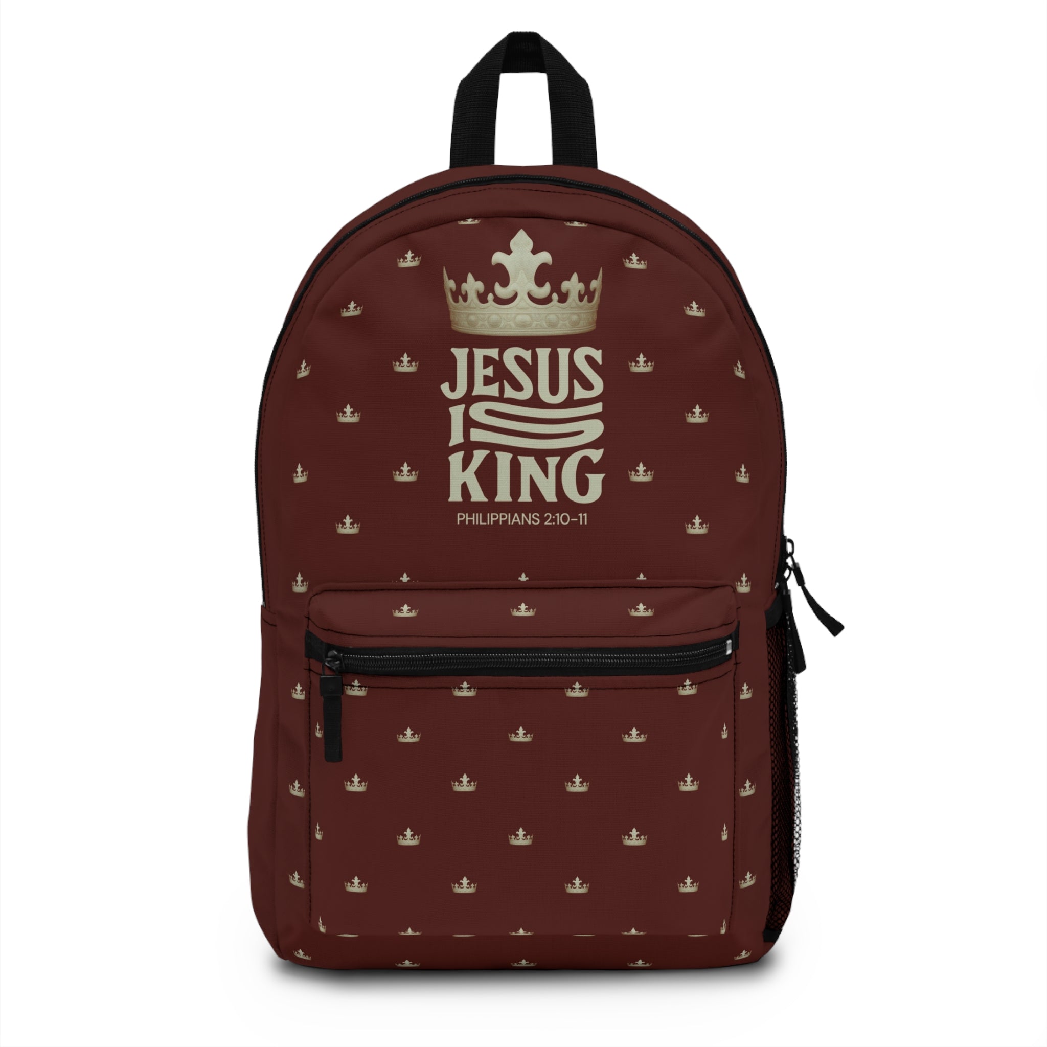 Jesus Is King Faith-Inspired Backpack