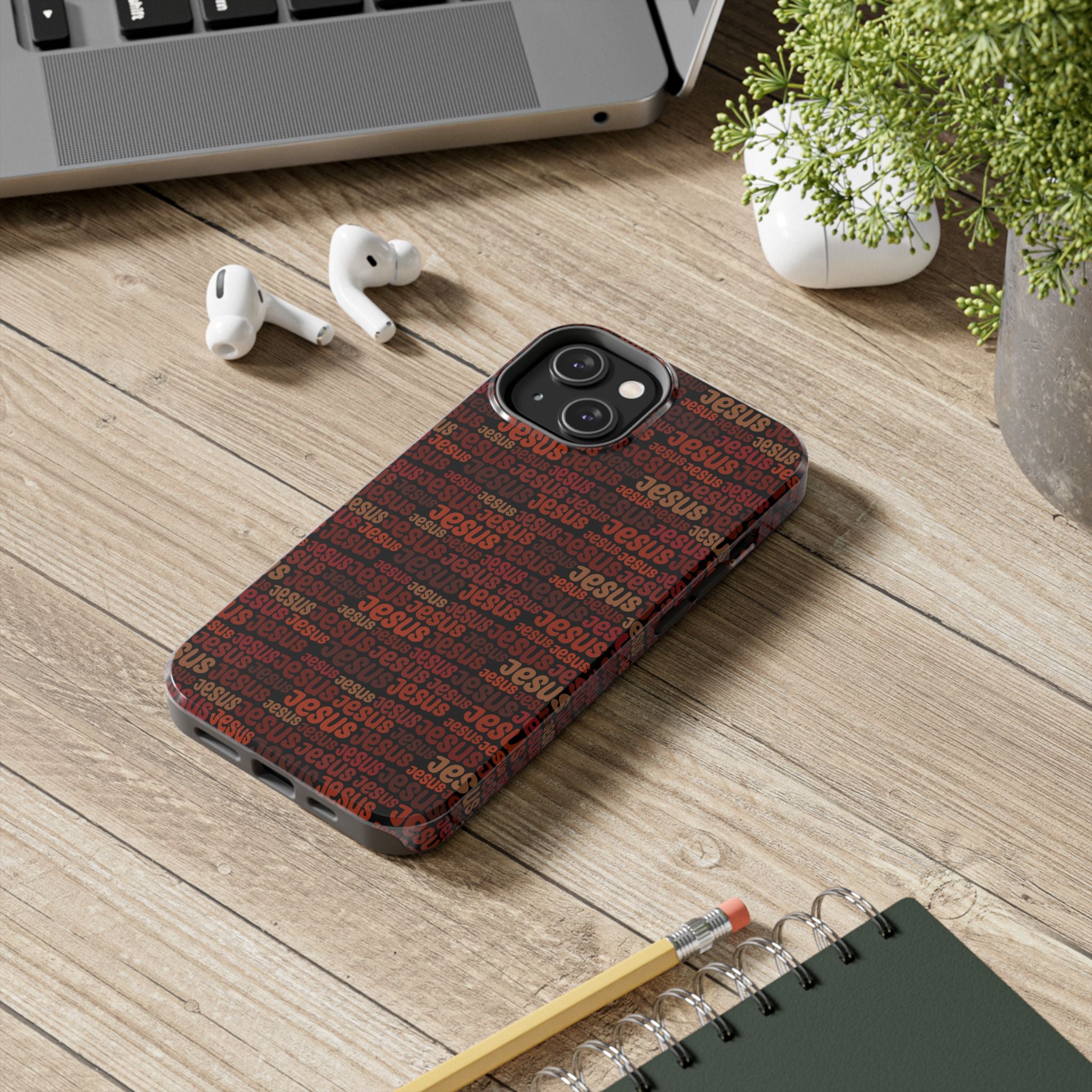 Jesus Pattern Tough Phone Case