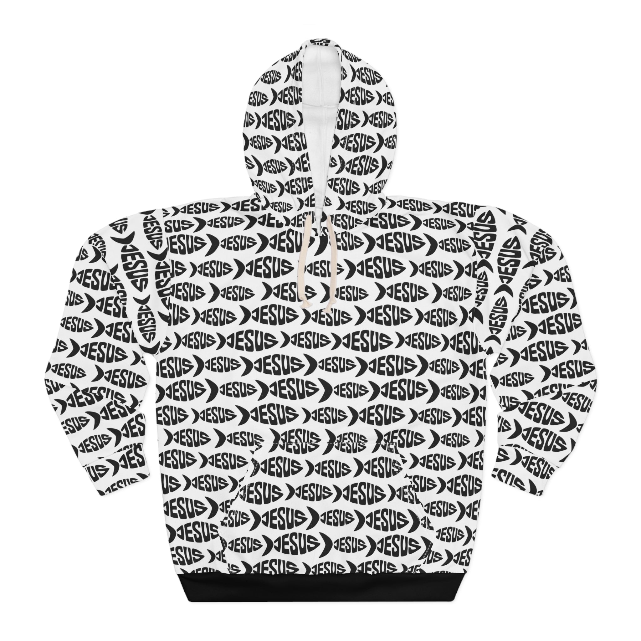 Jesus Fish Unisex Pullover Hoodie
