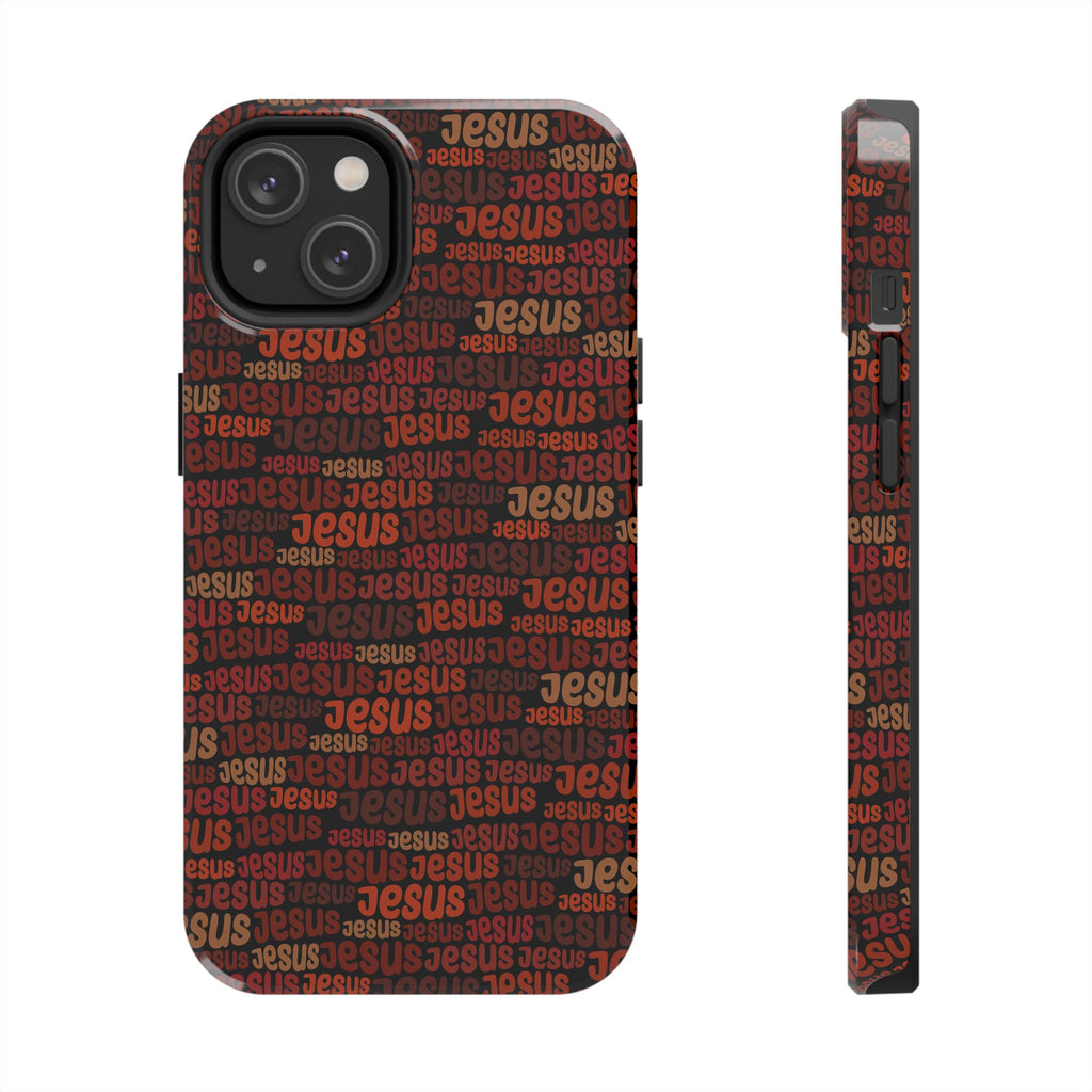 Jesus Pattern Tough Phone Case