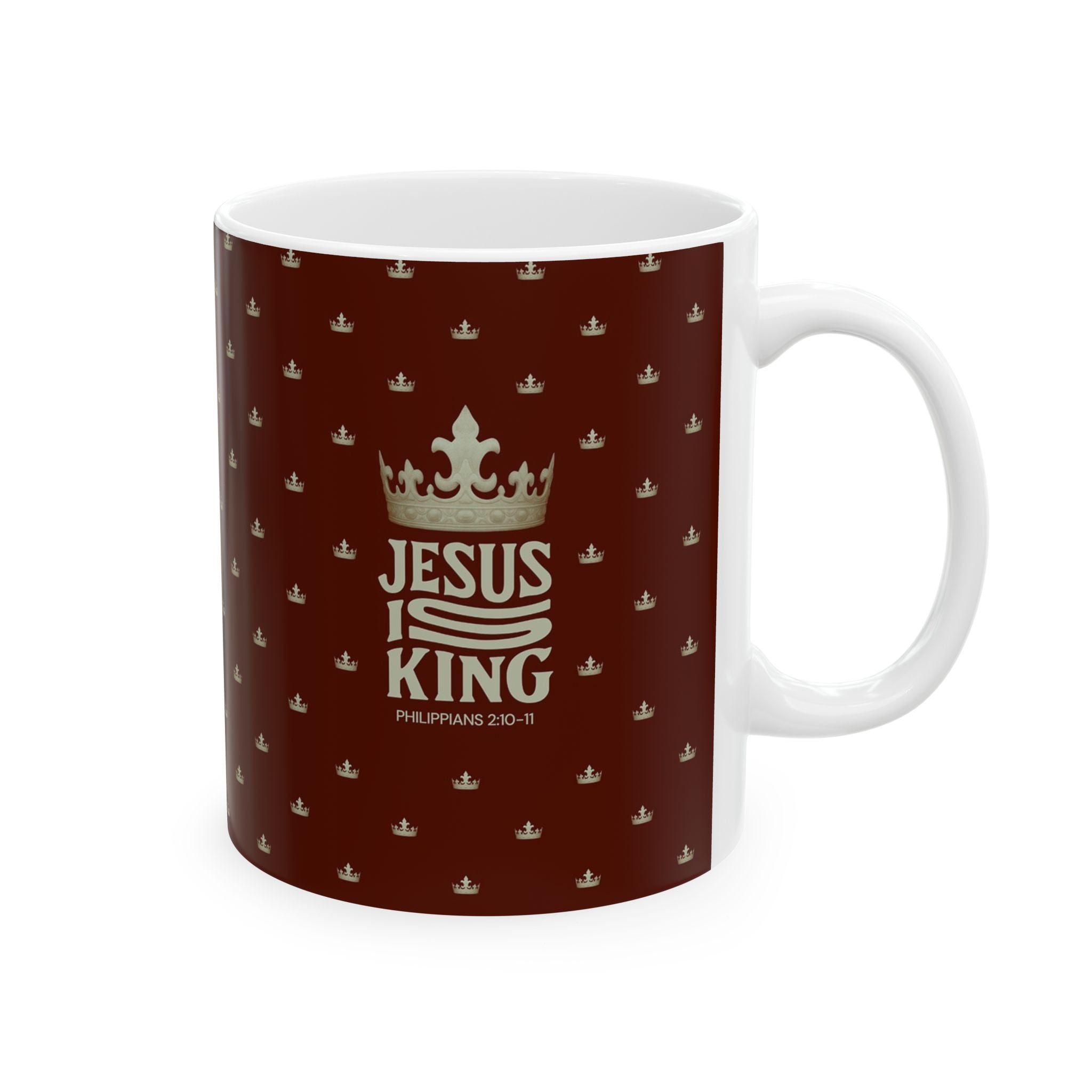 Jesus is King Ceramic Mug