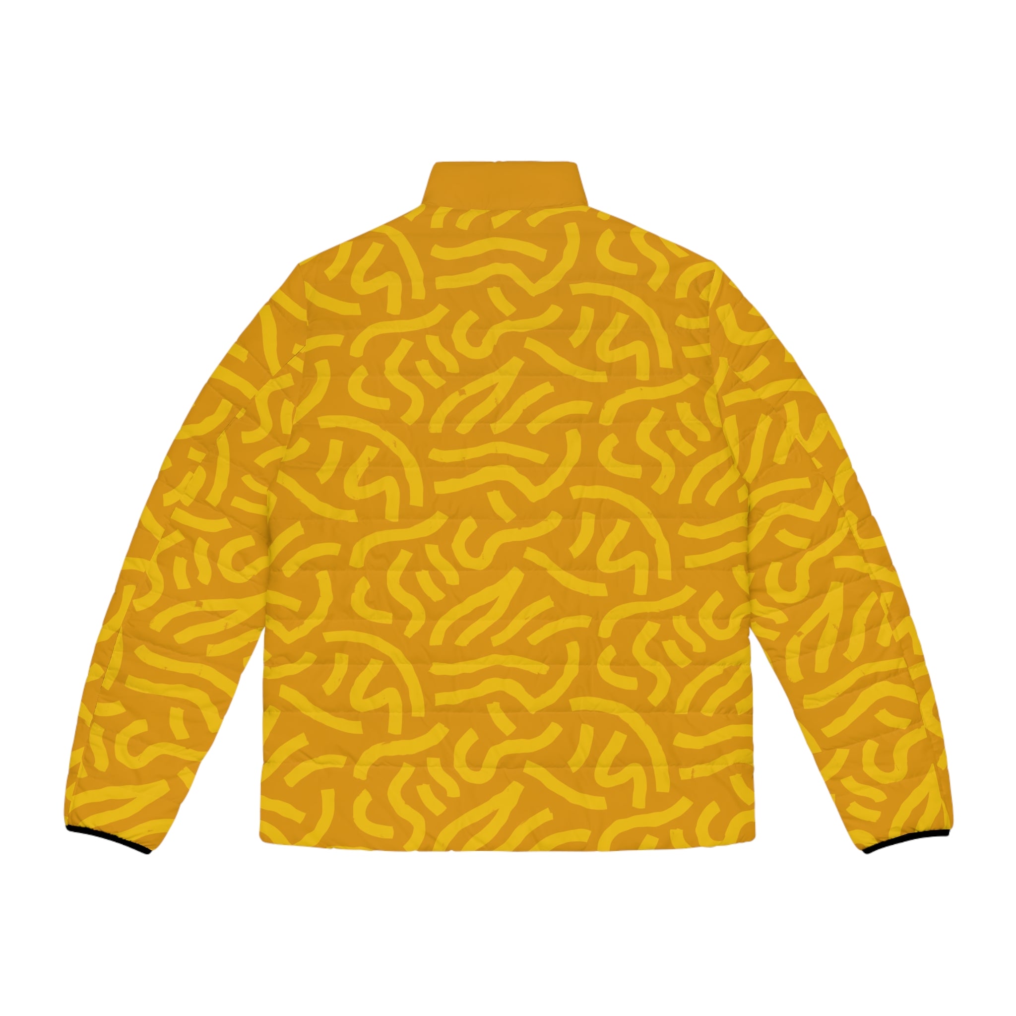 King Jesus Bold Yellow Puffer Jacket