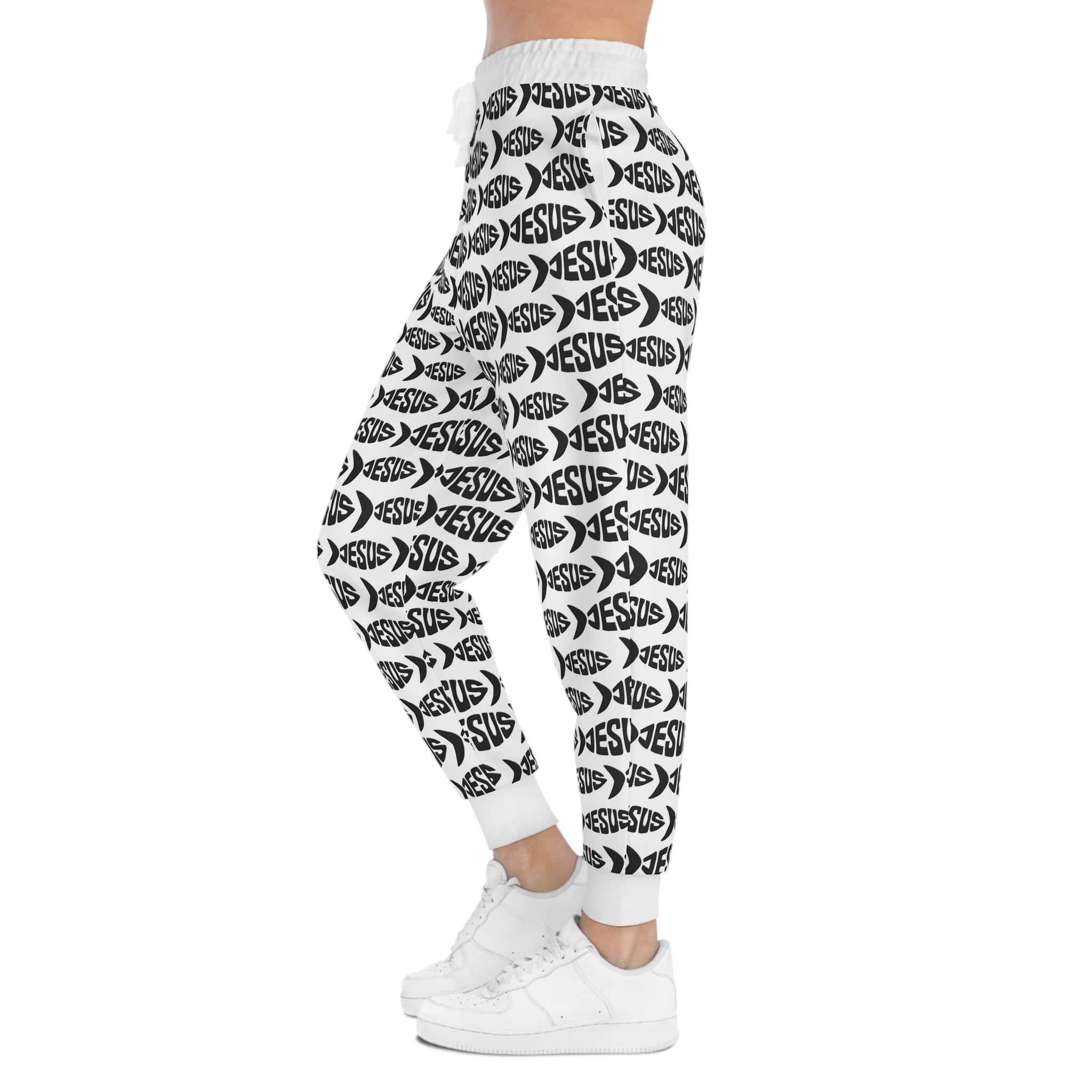 Jesus Fish Athletic Joggers