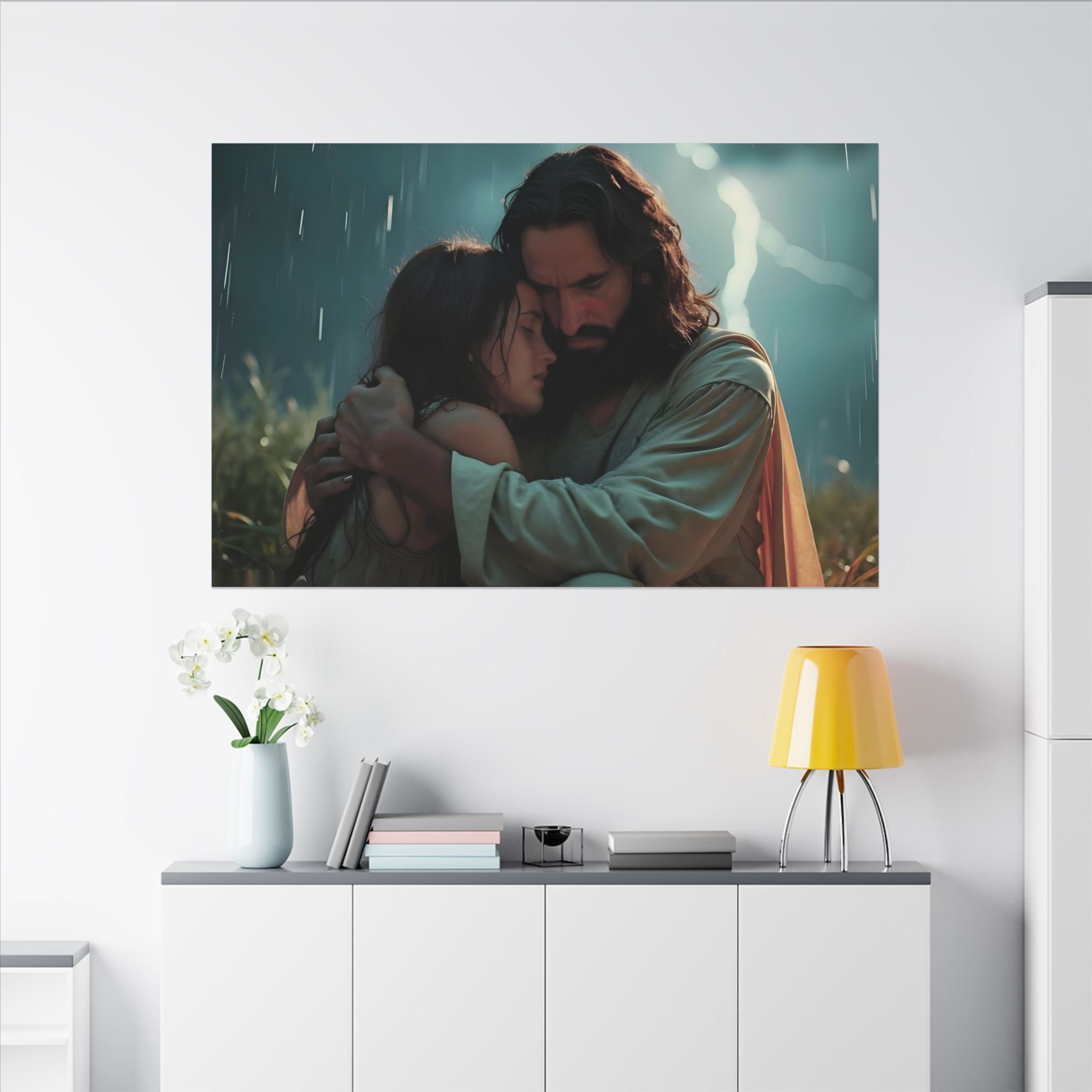 Jesus Embrace Canvas