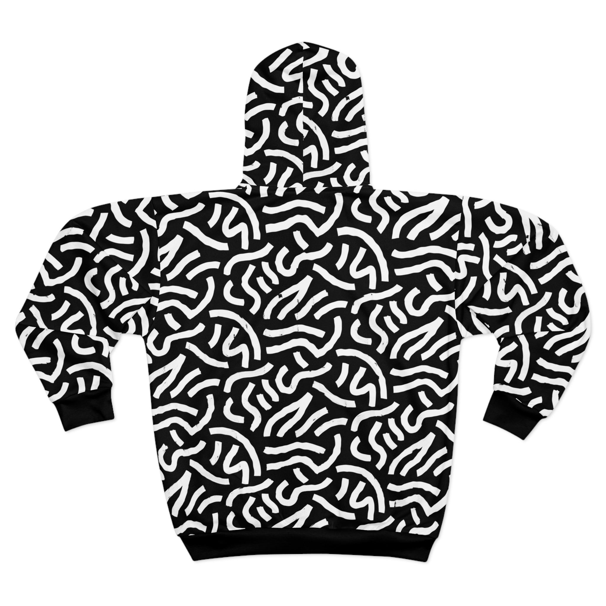King Jesus Unisex Zip Hoodie | Trendy Abstract Faith Design