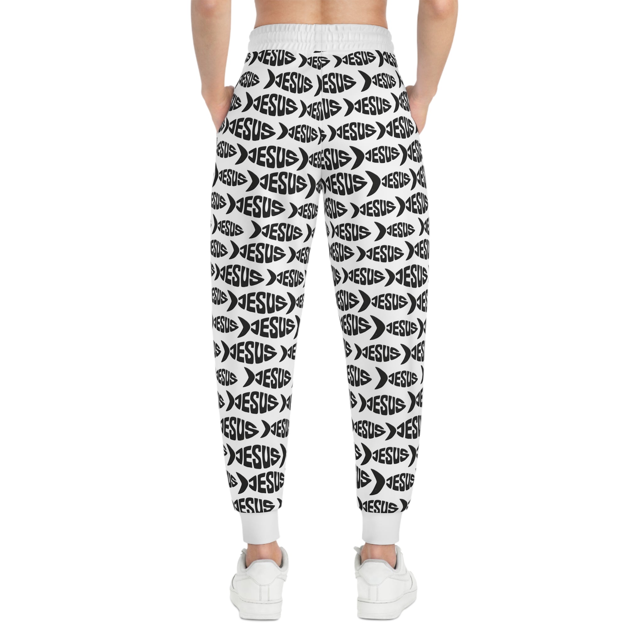 Jesus Fish Athletic Joggers