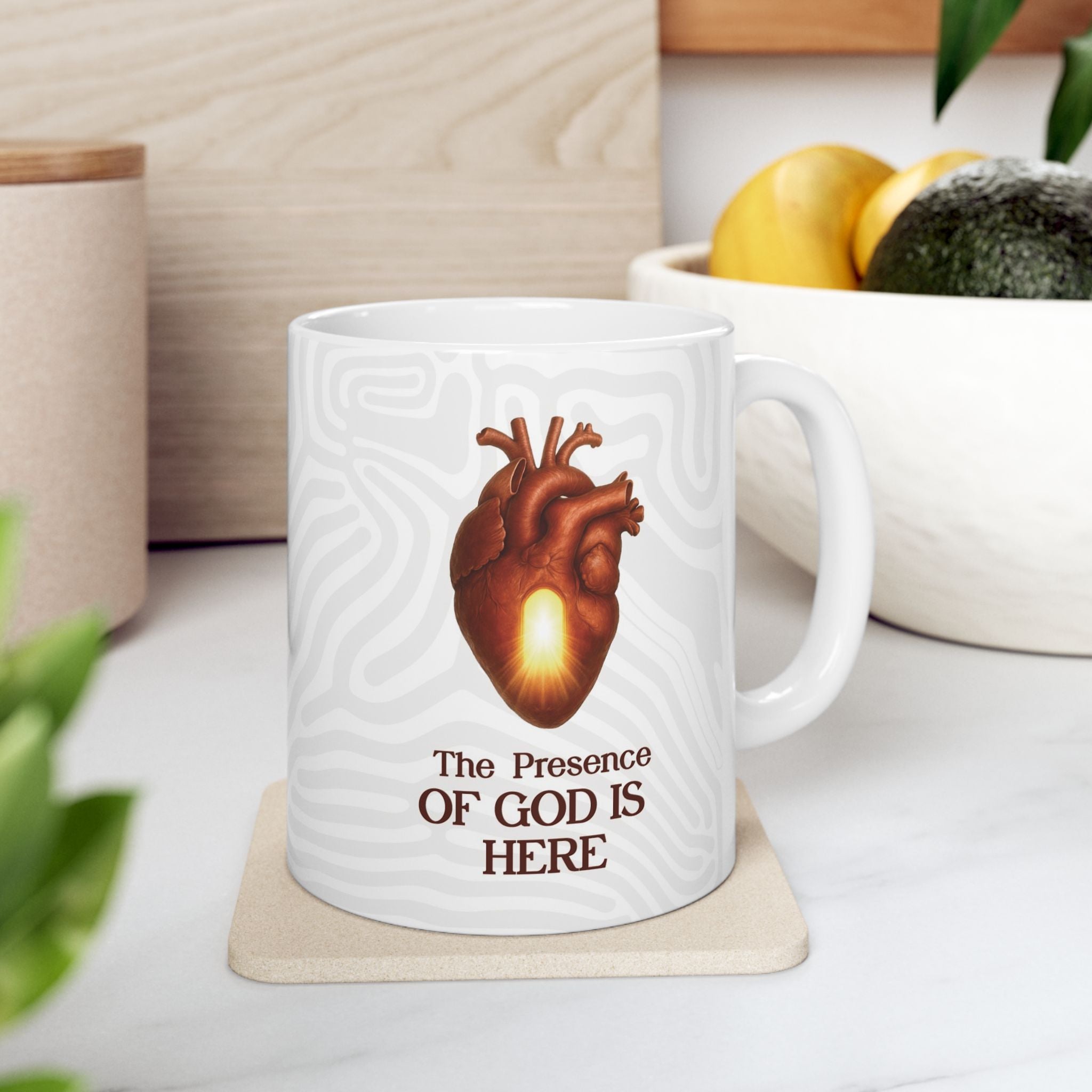 Cozy Nature-Themed Ceramic Mug