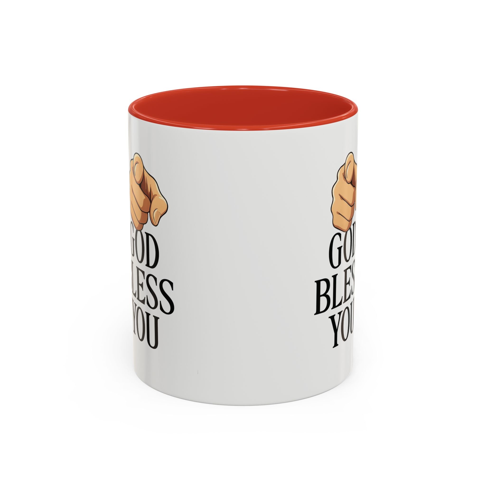 God Bless You Accent Coffee Mug