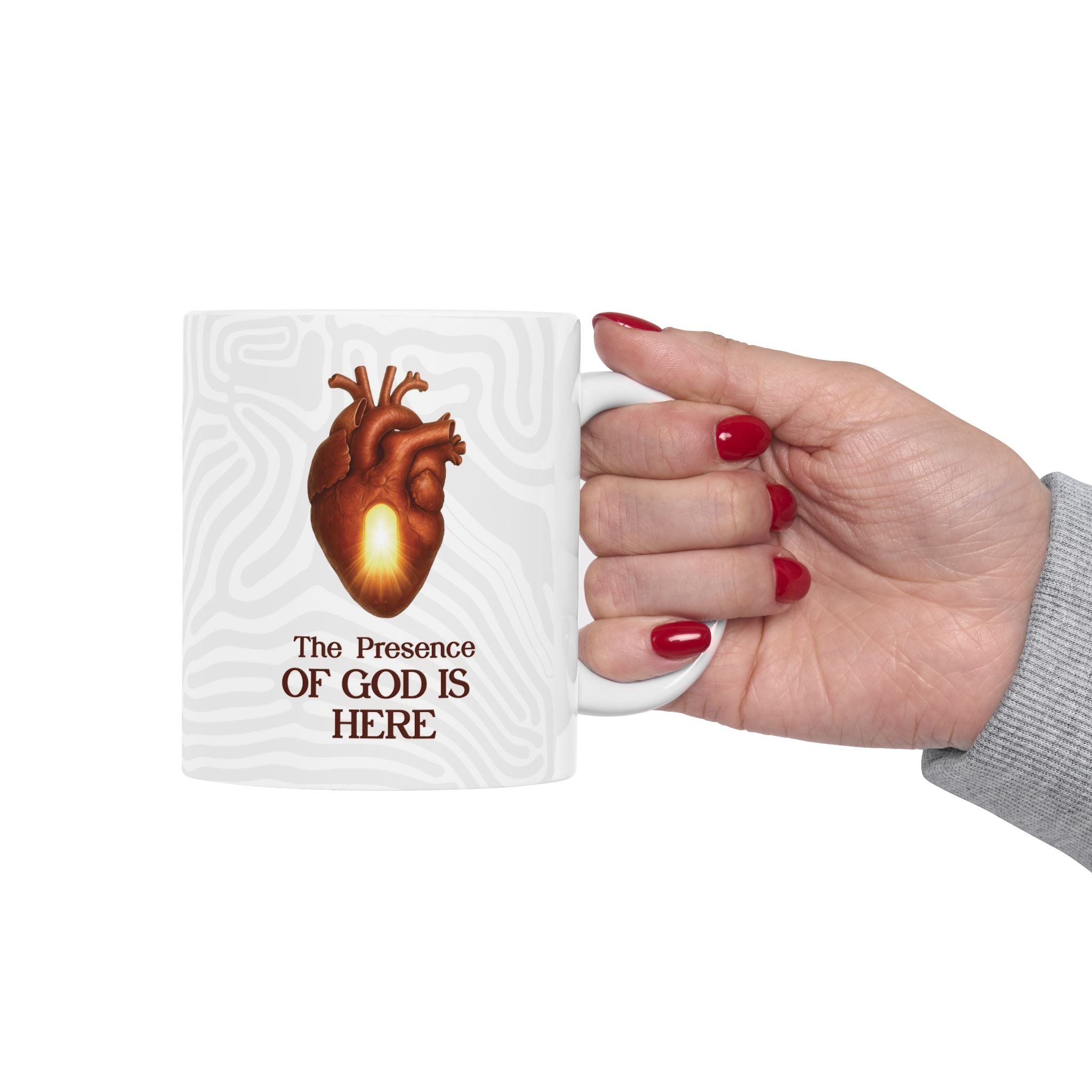 Cozy Nature-Themed Ceramic Mug