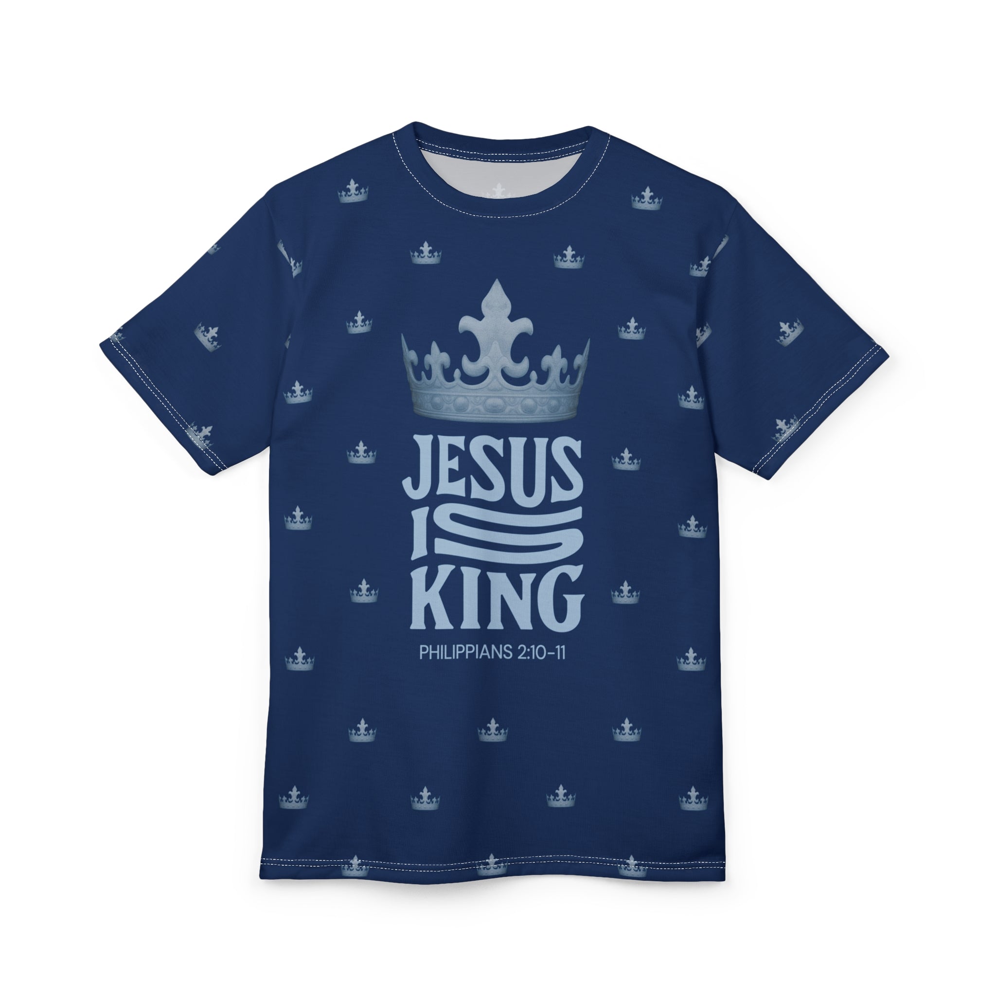 Jesus Is King Crowned Unisex Tee