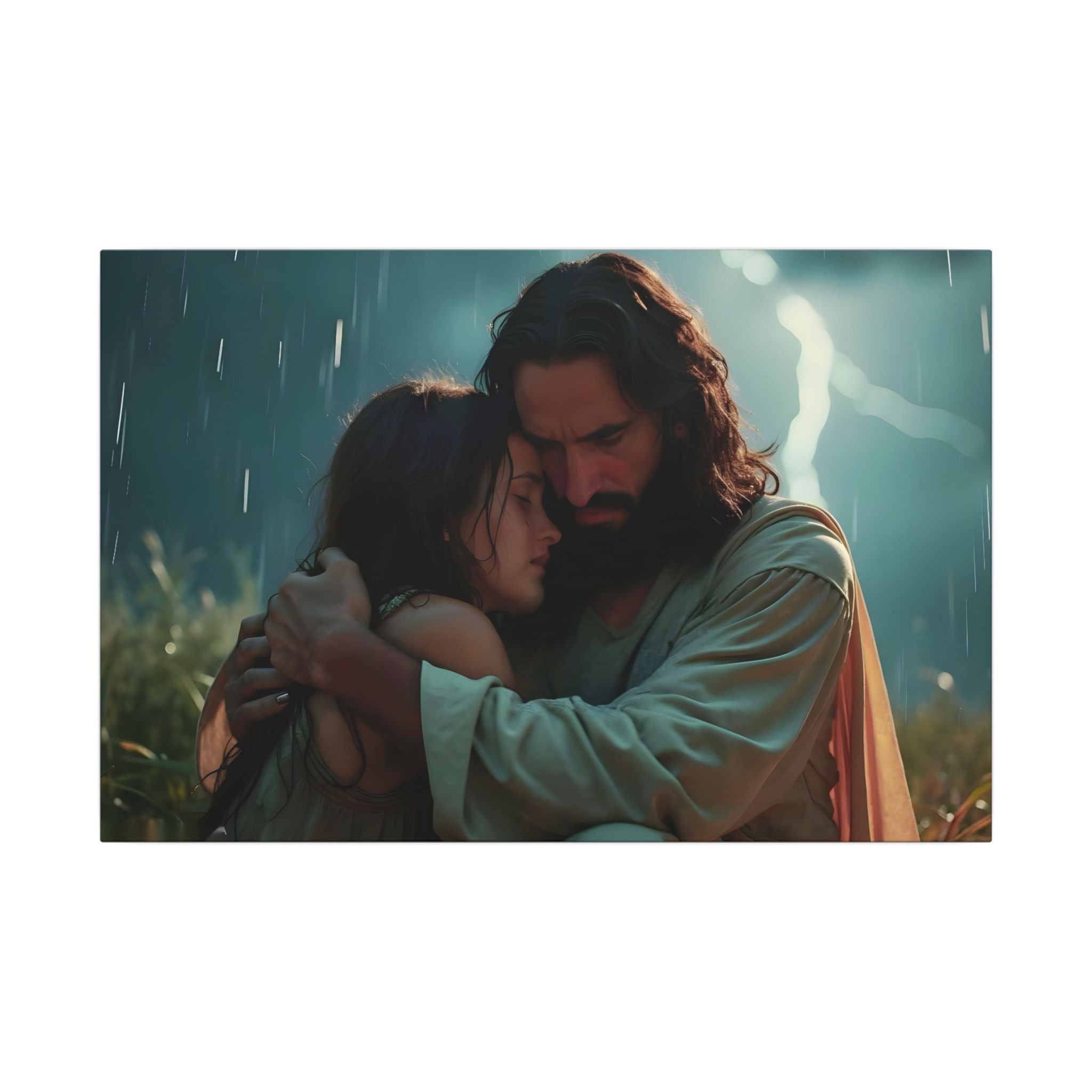 Jesus Embrace Canvas
