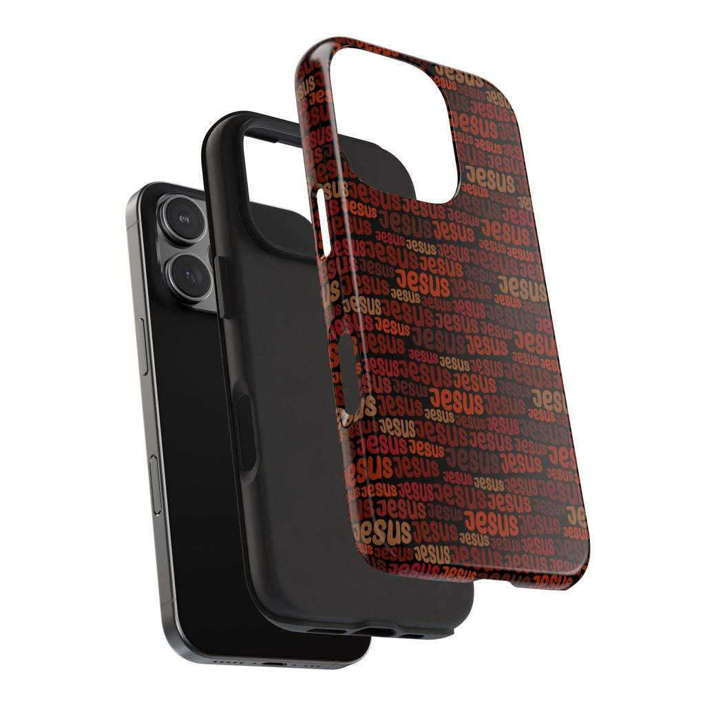 Jesus Pattern Tough Phone Case