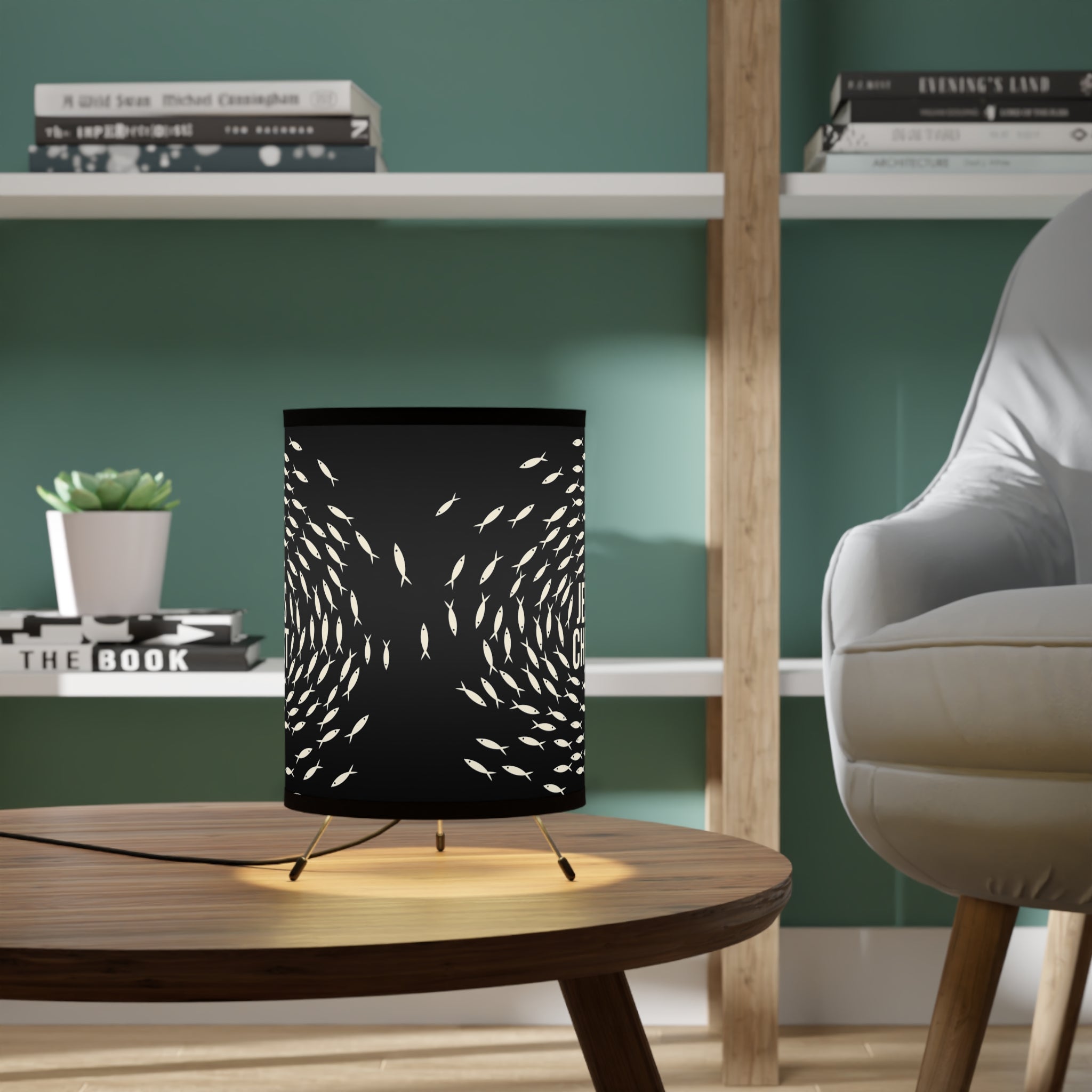 Jesus Christ Tripod Lamp