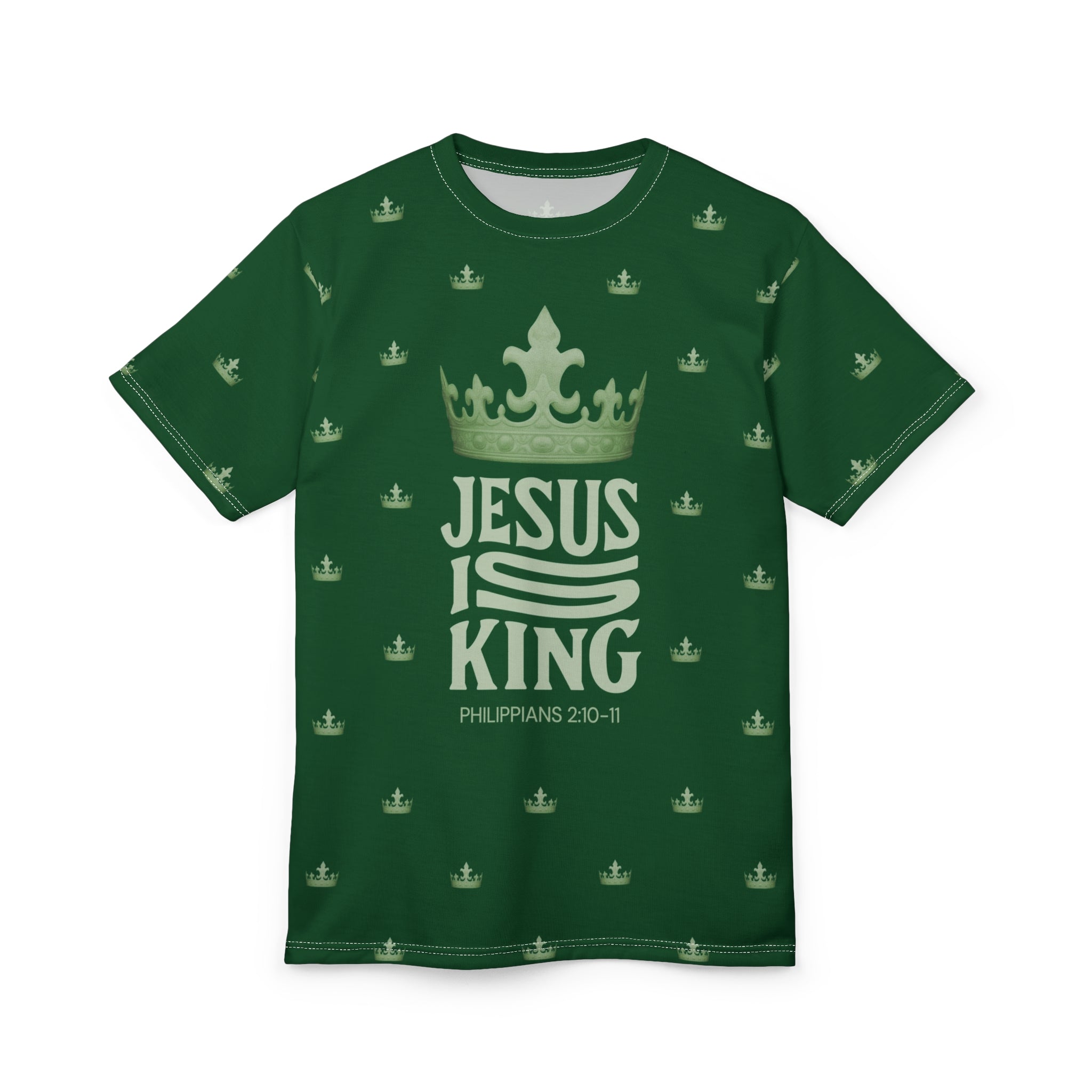Jesus Is King Crowned Unisex Tee