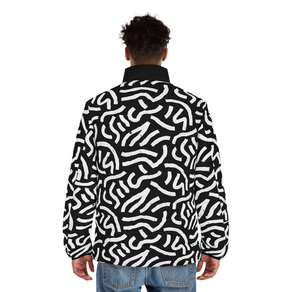 King Jesus All‑Over Print Men’s Puffer Jacket