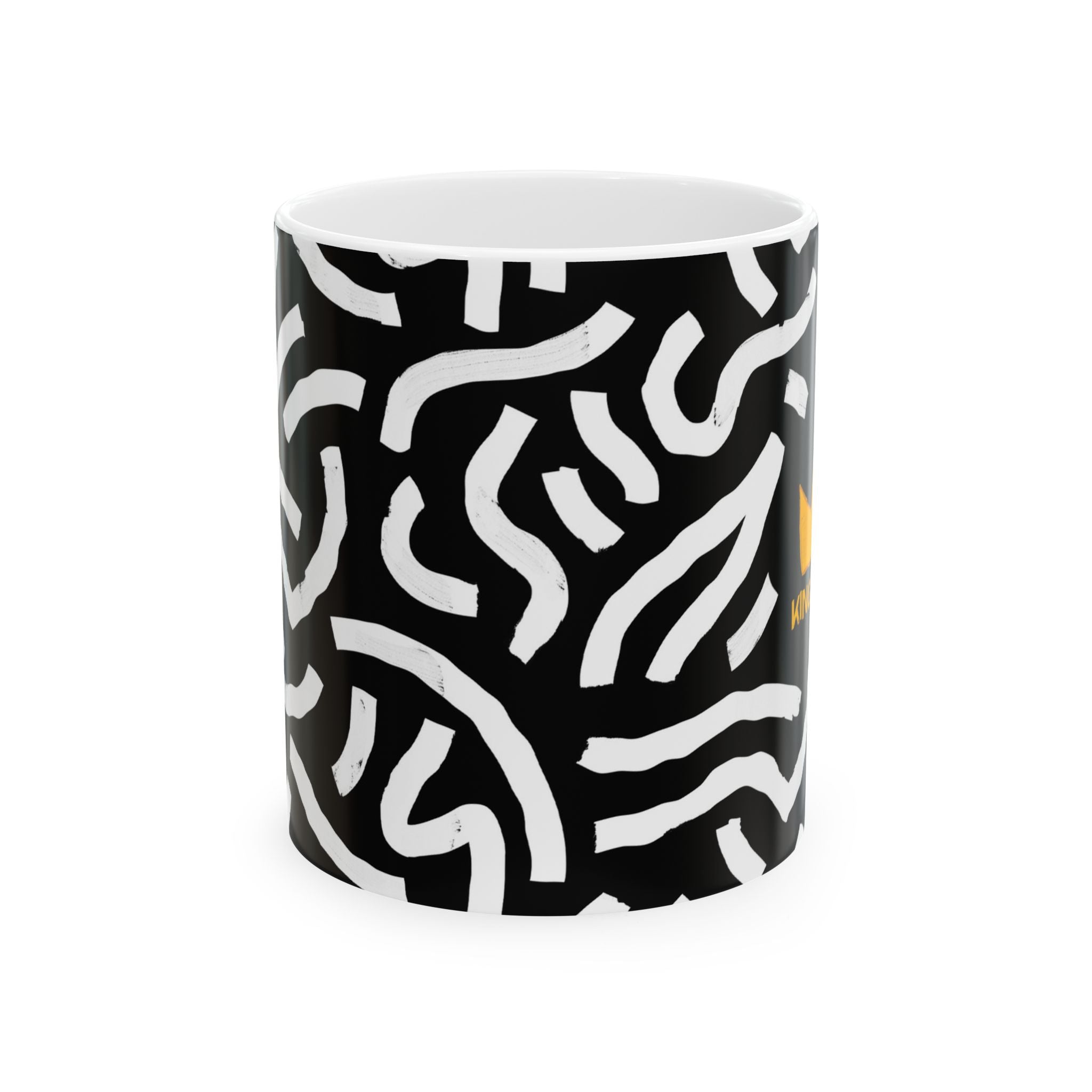 King Jesus Modern Abstract Ceramic Mug