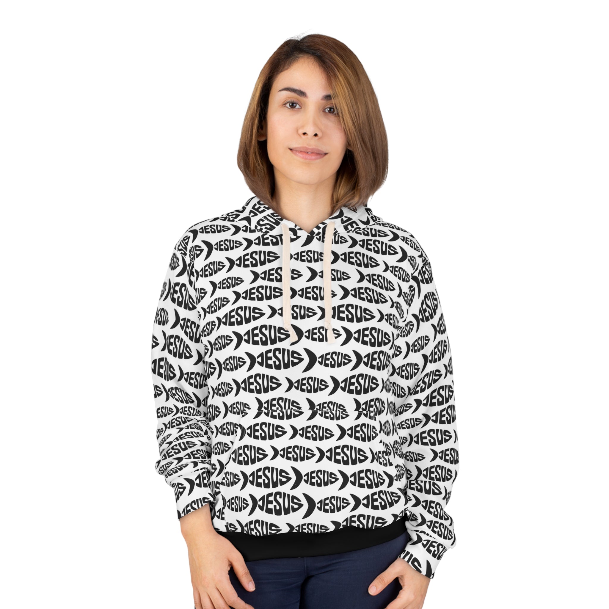 Jesus Fish Unisex Pullover Hoodie