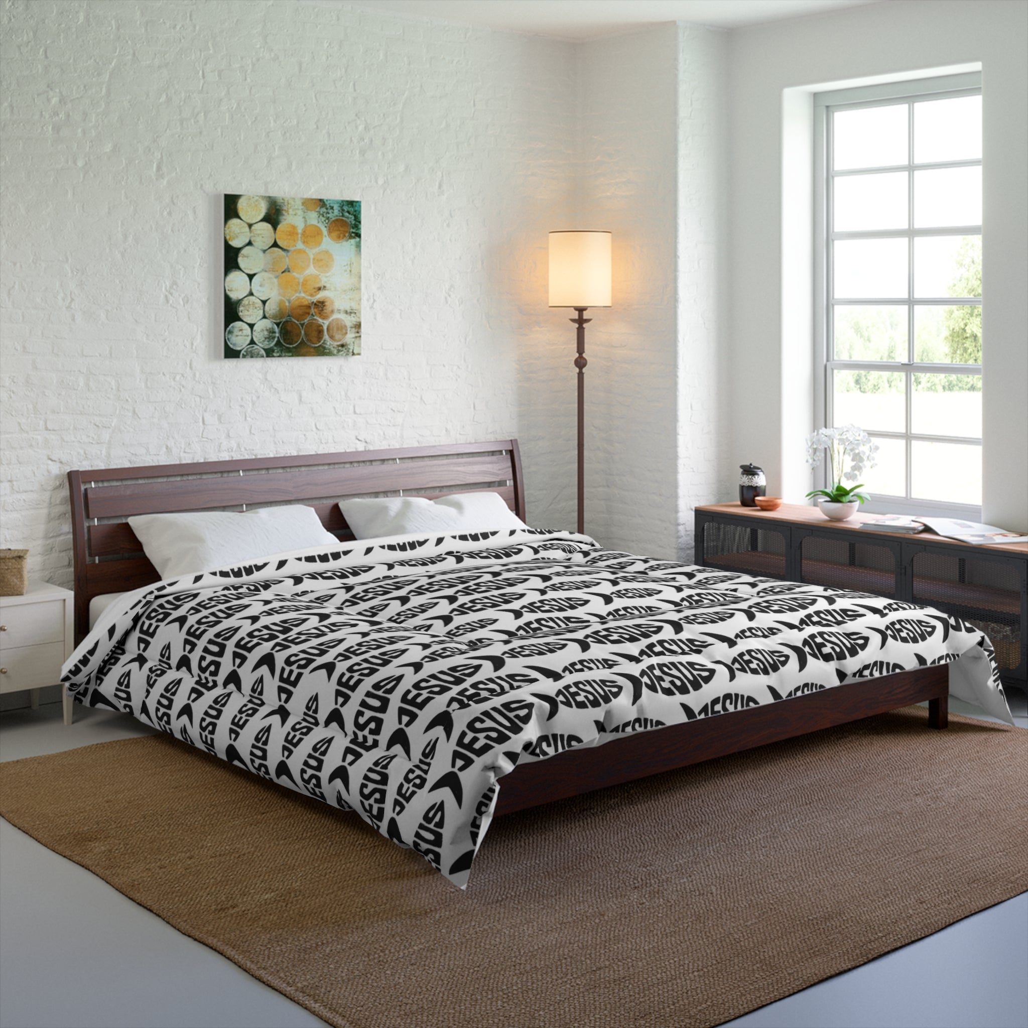 Jesus Fish Comforter 
