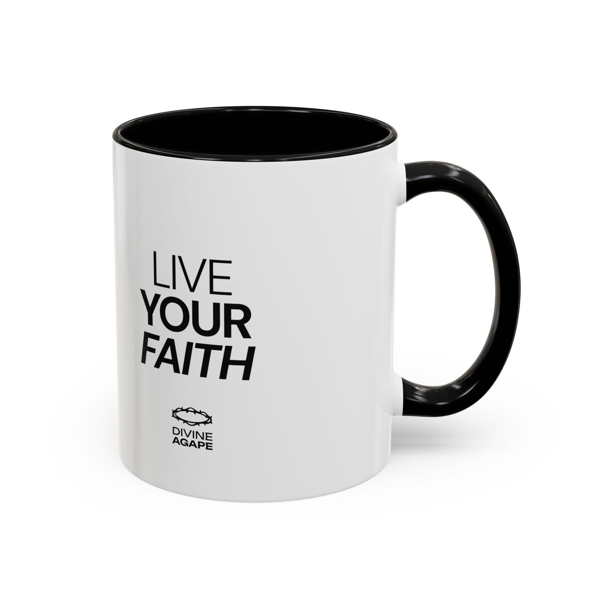 Live Your Faith Inspirational Mug