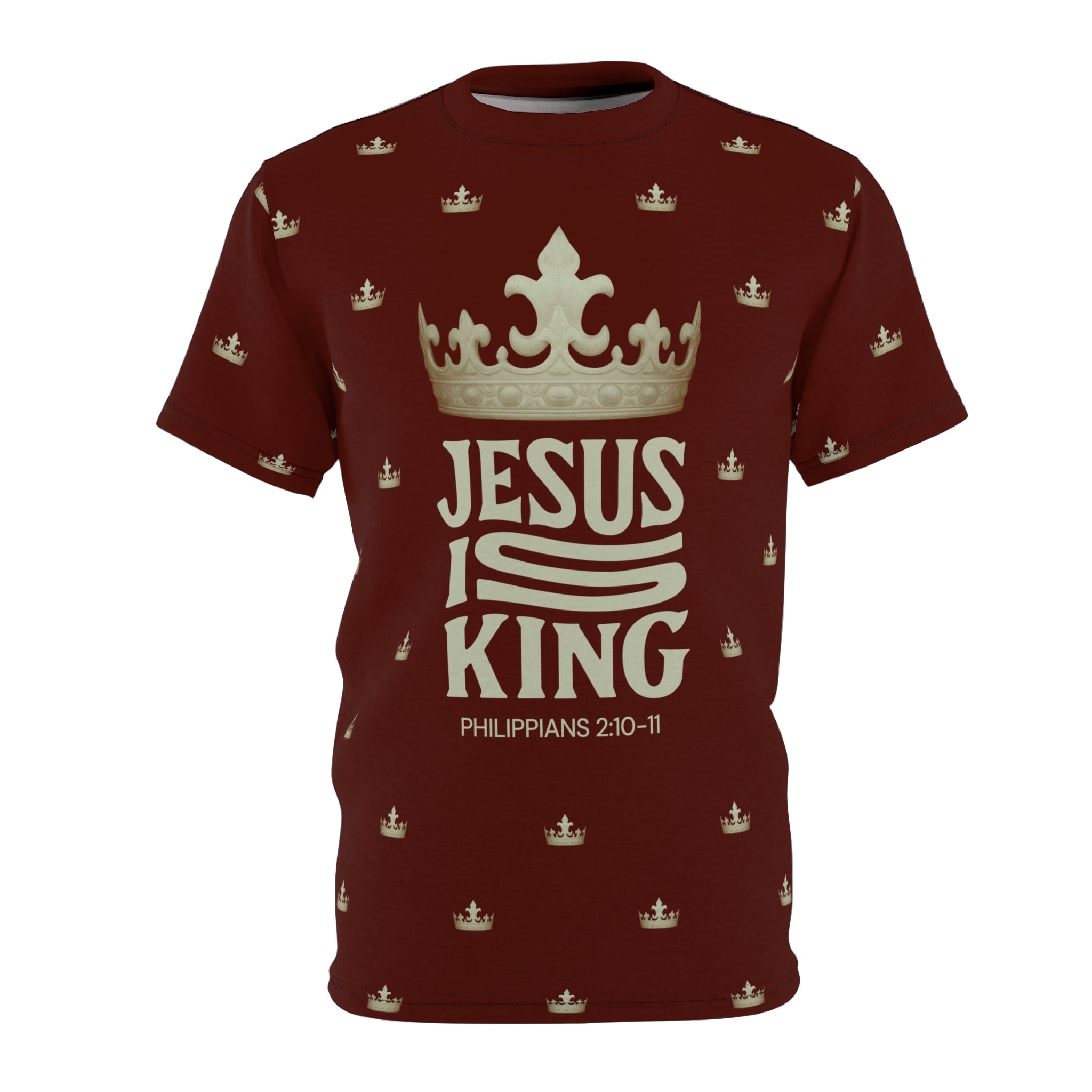 Jesus Is King Crowned Unisex Tee