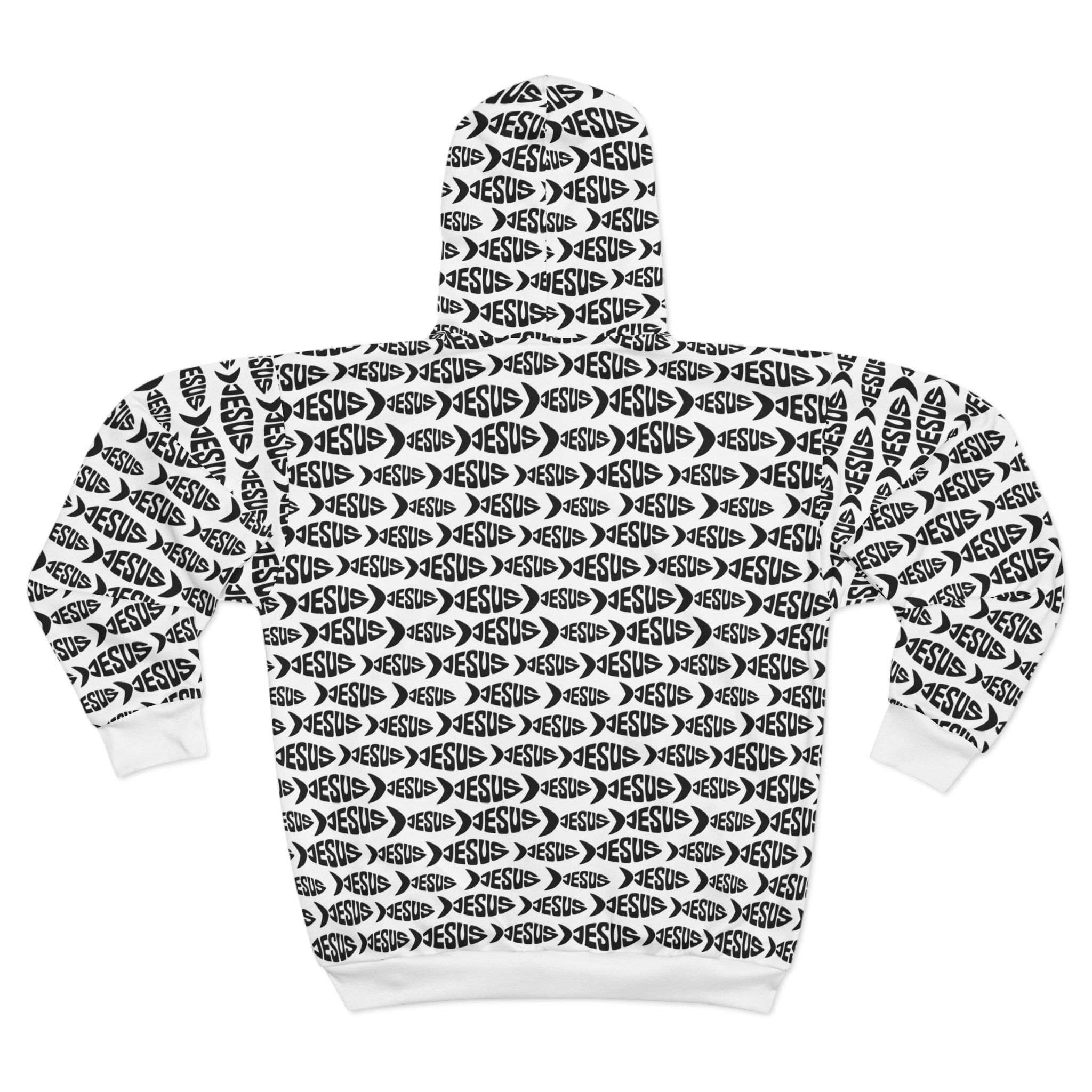 Jesus Fish Unisex Zip Hoodie
