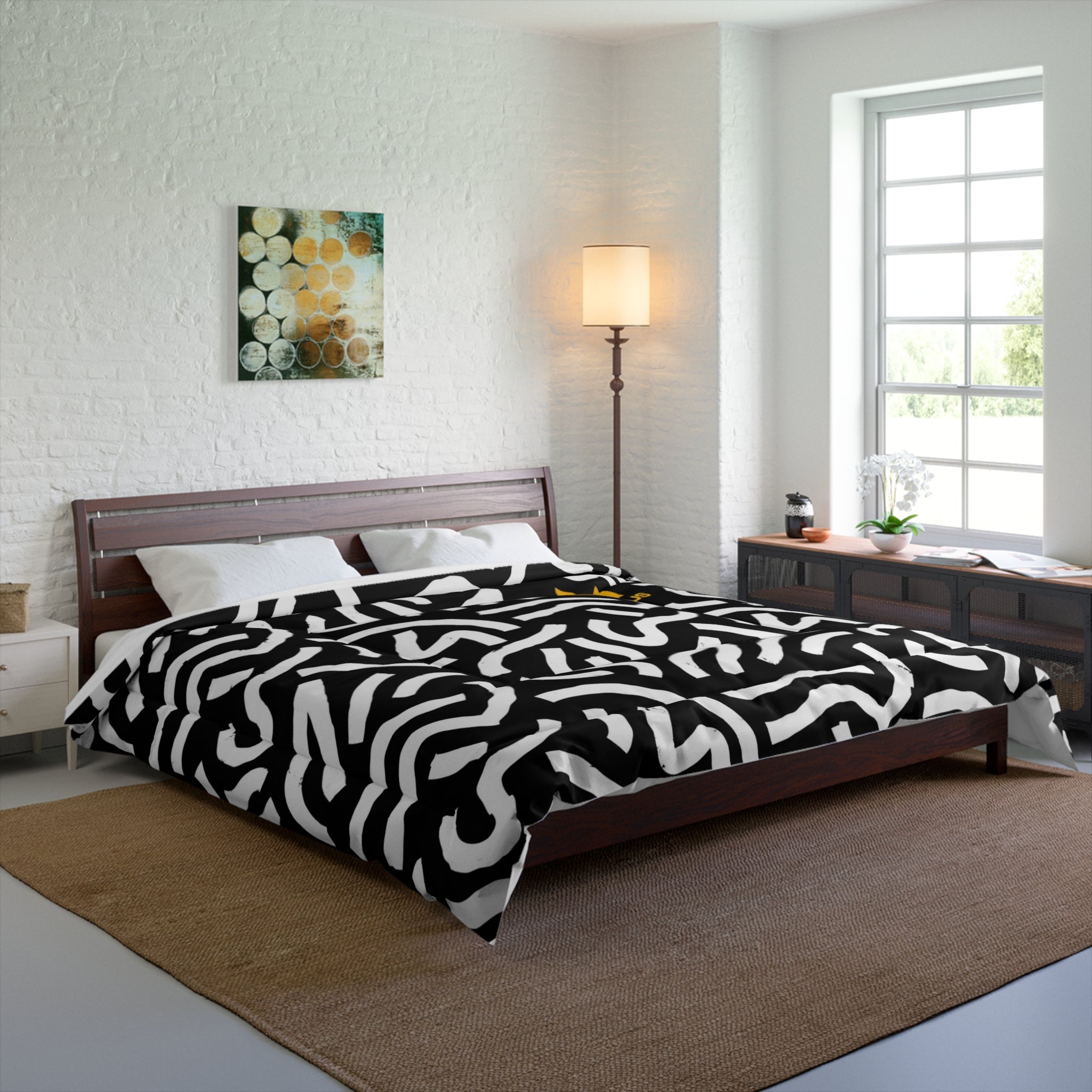 Modern Abstract King Jesus Comforter