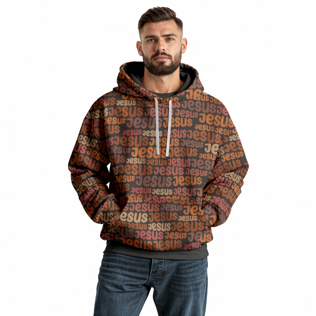 Jesus All-Over Print Unisex Hoodie
