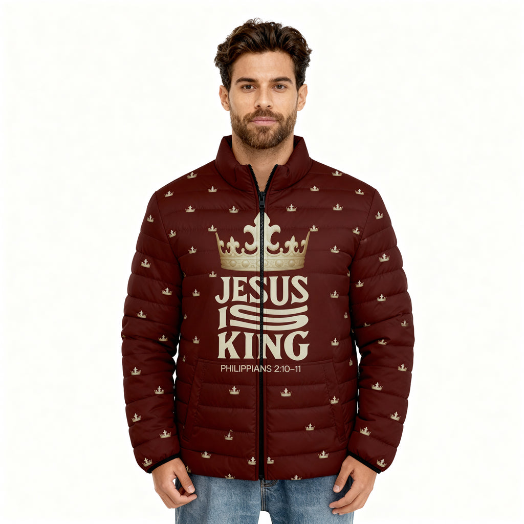 Jesus Is King Men’s Puffer Jacket